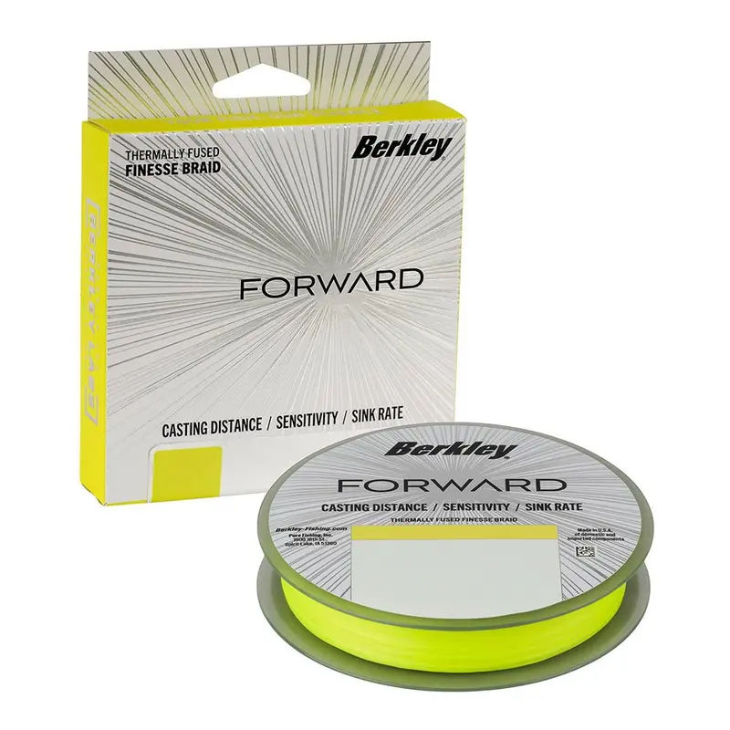 Berkley Forward Braided Fishing Line – 4 Lb Test, Flame Green Color, 150 Yards 1