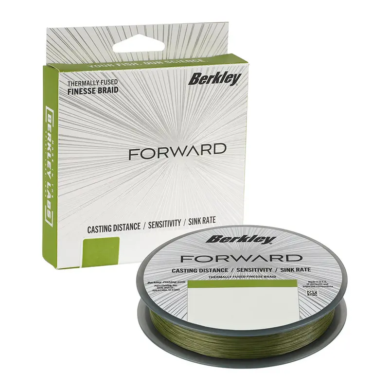 Berkley Forward Braided Fishing Line – 6 Lb Test, Low-Visibility Green, 150 Yards 1