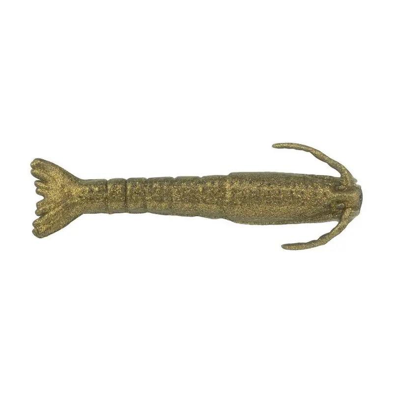 Berkley Gulp! 3" Saltwater Shrimp Soft Bait In Fools Gold Color [1573127] 1