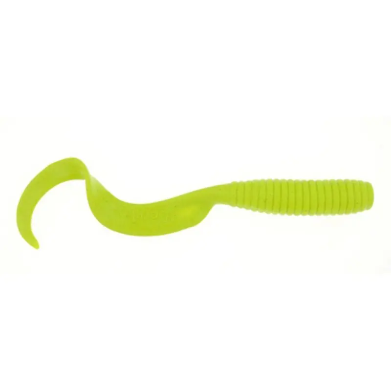 Berkley Gulp! 6-Inch Grub Lure – Chartreuse Color – Part Number 1130758 1