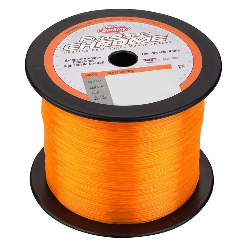 Berkley Prospec Chrome Blaze Orange Monofilament – 130 Lb, 2000 Yards 1