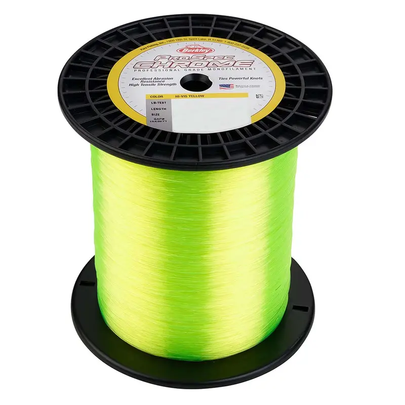 Berkley Prospec Chrome Hi-Vis Yellow Microfilament – 12 Lb, 3000 Yards 1