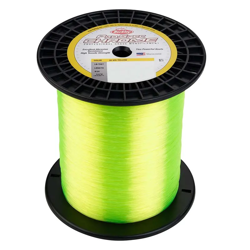 Berkley Prospec Chrome Hi-Vis Yellow Monofilament – 80 Lb, 3750 Yards 1