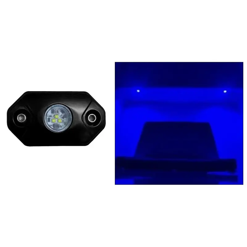 Black Oak Blue Rock Accent Light – Black Housing 1