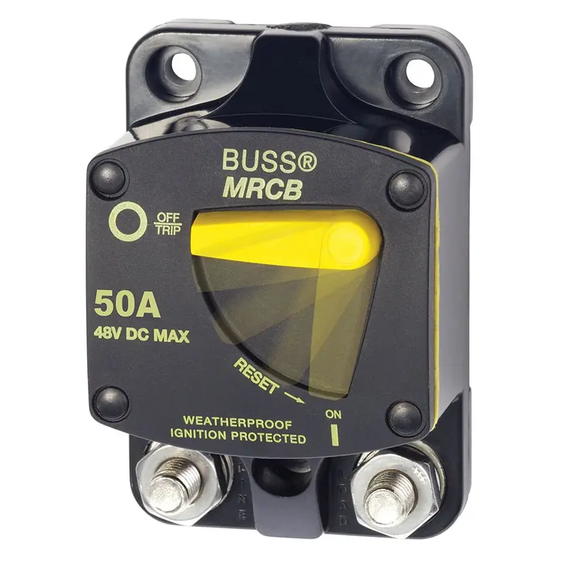 Blue Sea 187-Series Thermal Circuit Breaker – 50A (Model 7139) 1