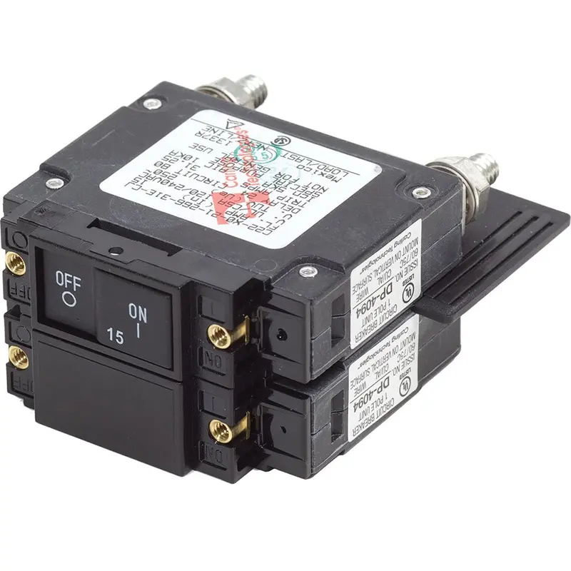 Blue Sea 7462: Ul 489 Certified 15A Flat-Rocker Circuit Breaker 1