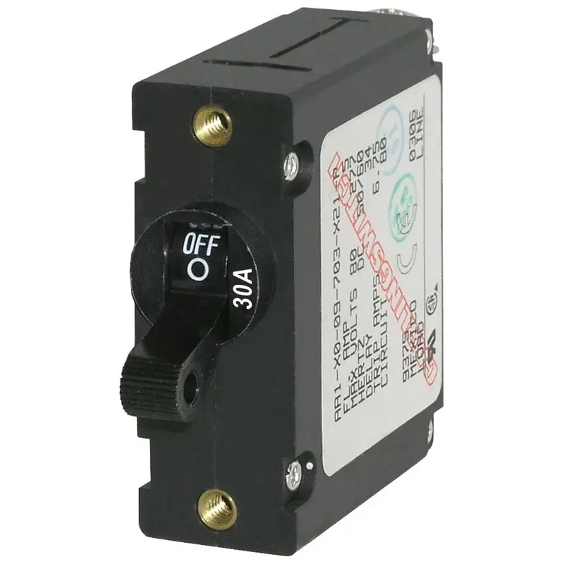 Blue Sea Magnetic Circuit Breaker – 30A Ac/Dc Single-Pole (Model 7220) 1