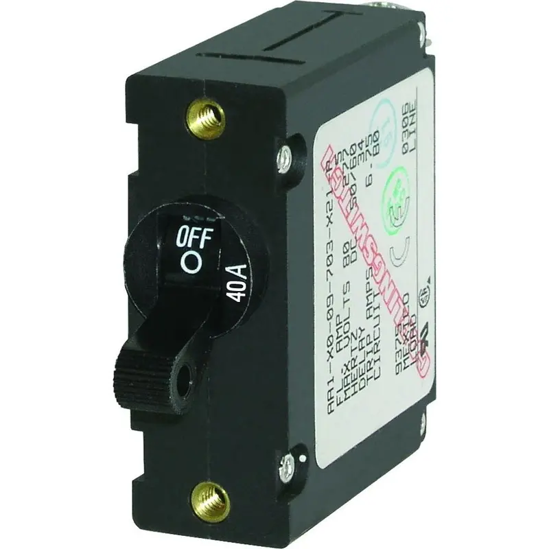 Blue Sea Magnetic Circuit Breaker – 40A Ac/Dc Single-Pole (Model 7224) 1