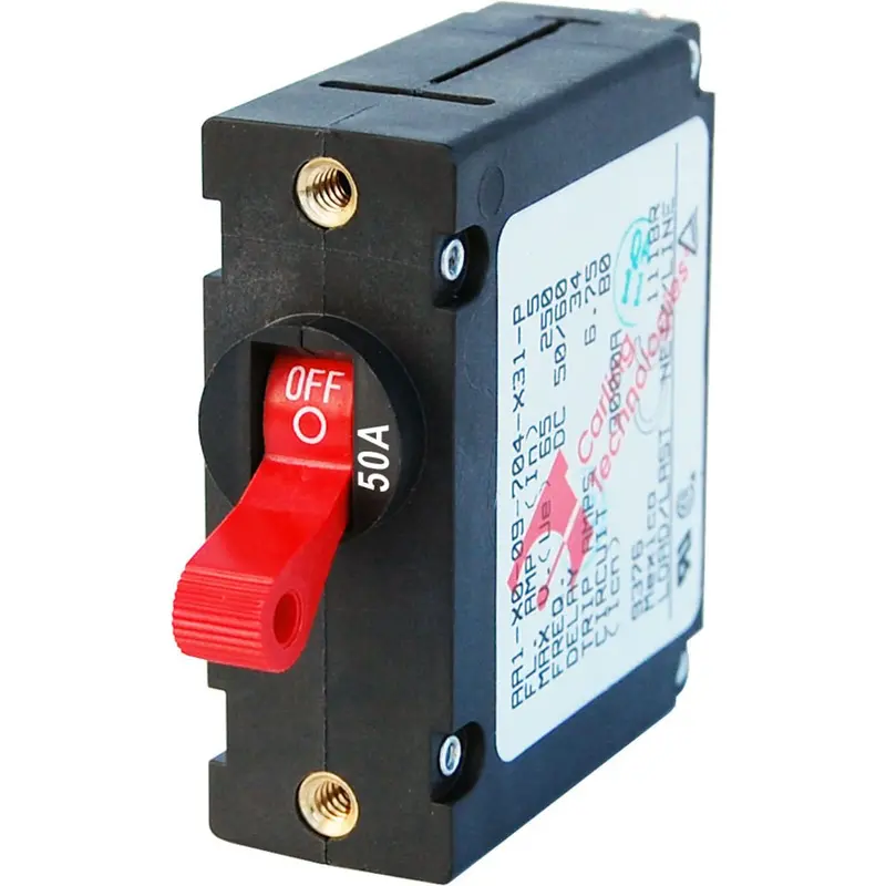 Blue Sea Magnetic Circuit Breaker – 50A Ac/Dc Single-Pole (Model 7229) 1