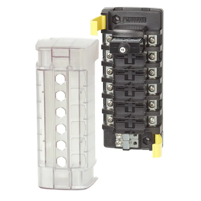 Blue Sea Systems 5050 6-Circuit St Clb Breaker Block – Standalone Configuration 1