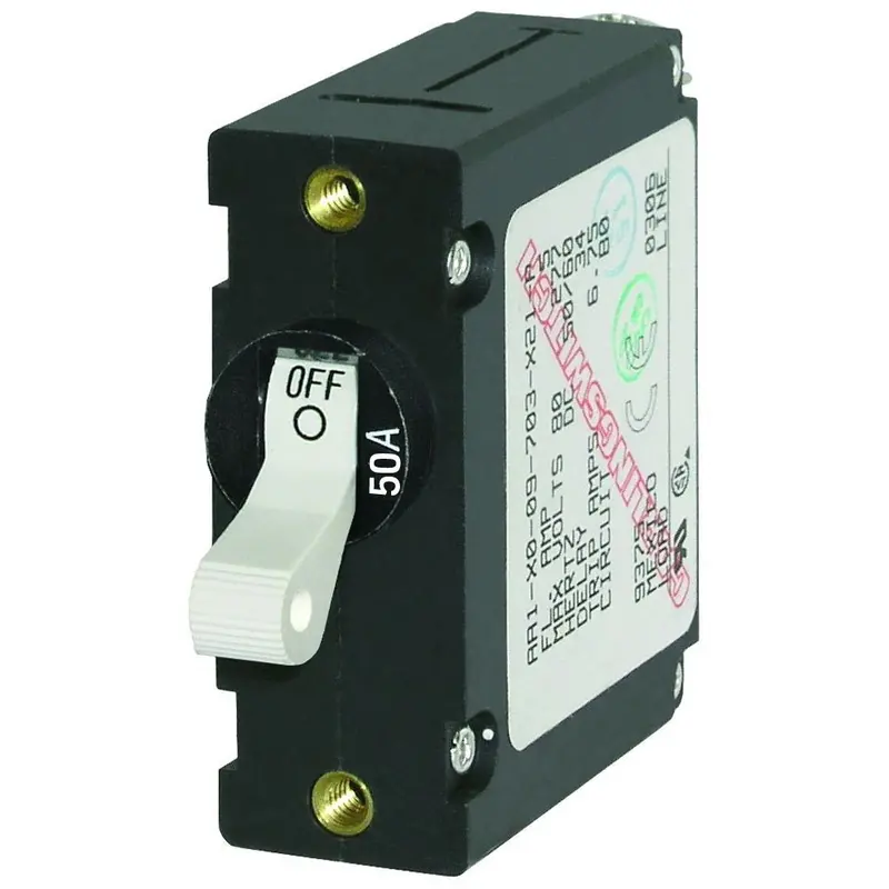 Blue Sea Systems 7230 Ac/Dc Magnetic Circuit Breaker (50 Amp) 1