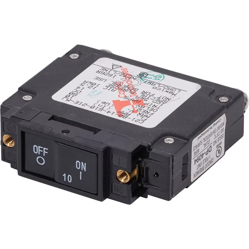 Blue Sea Systems 7441 Ul-Listed 10A Flat Rocker Circuit Breaker [7441] 1