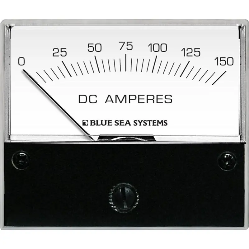 Blue Sea Systems 8018 2-3/4-Inch Dc Analog Ammeter: 0–150A Range For High-Current Circuits 1