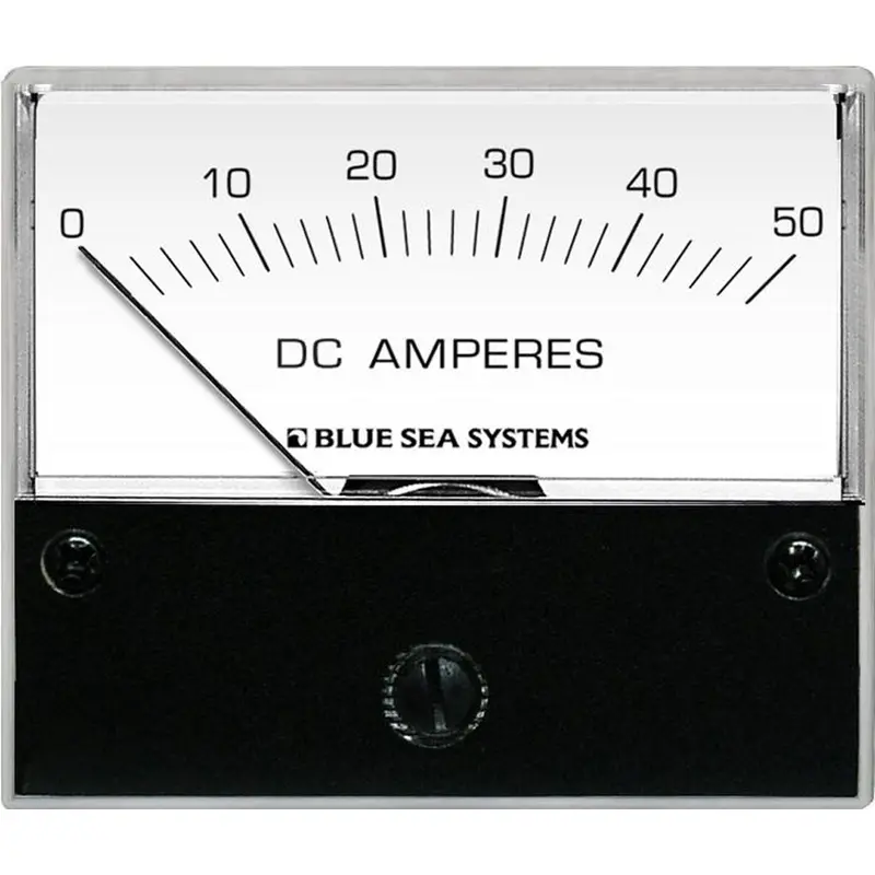 Blue Sea Systems 8022 2-3/4-Inch Dc Analog Ammeter (0–50 Amp Range) 1