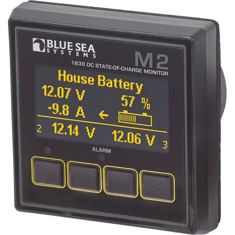 Blue Sea Systems M2 Dc State-Of-Charge Monitor – Model 1830 1