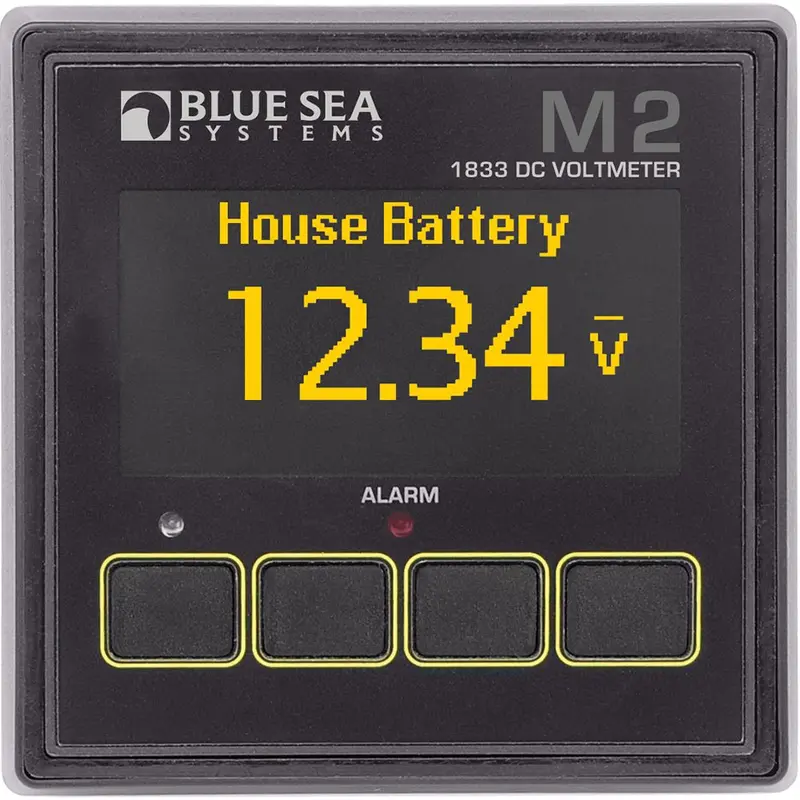 Blue Sea Systems M2 Dc Voltmeter – Model 1833 2
