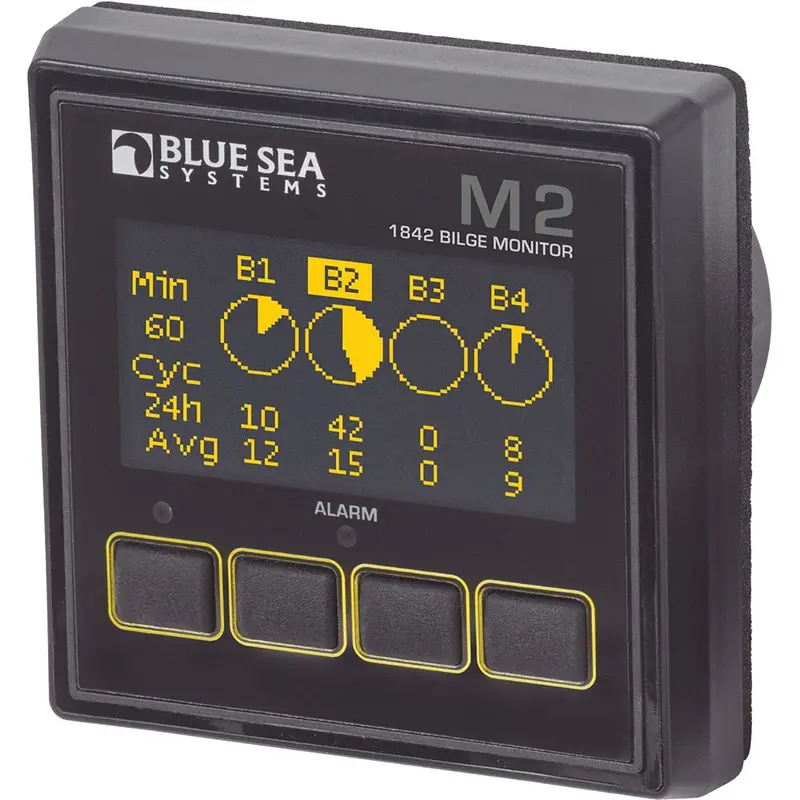 Blue Sea Systems M2 Oled Digital Bilge Monitor – Model 1842 1
