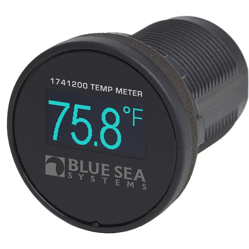 Blue Sea Systems Mini Oled Temperature Monitor – Compact Blue Display Unit [1741200] 1