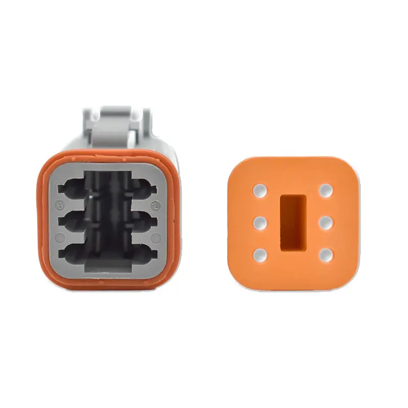 Bluewater Deutsch Female Connector – 6-Pin With Wedge Lock (Dt06-6S) 1