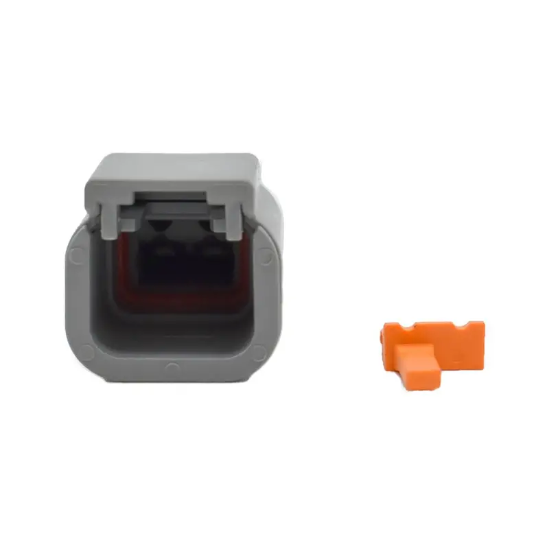 Bluewater Dtm Male Connector – 2-Pin, Low-Profile Build (Dtm04-2P) 1