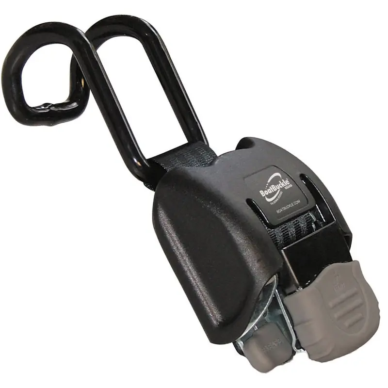 Boatbuckle G2 Retractable Gunwale Tie-Down – 2-Inch, 38-Inch Max Extension, Pair 1
