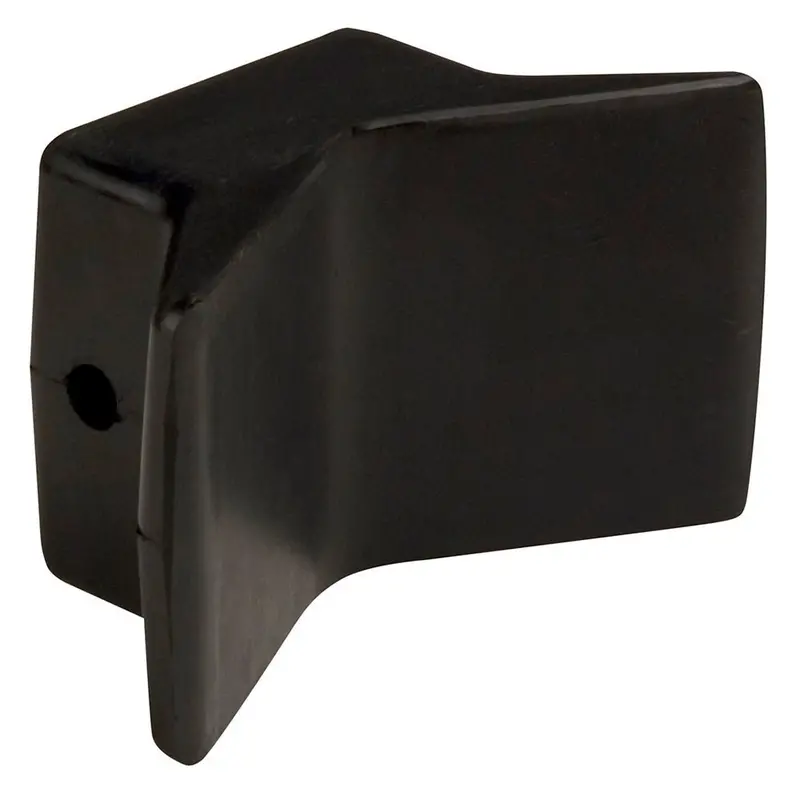 C.E. Smith 29550 Black Rubber Bow Y-Stop – 4" X 4" Heavy-Duty Dock Guard 1