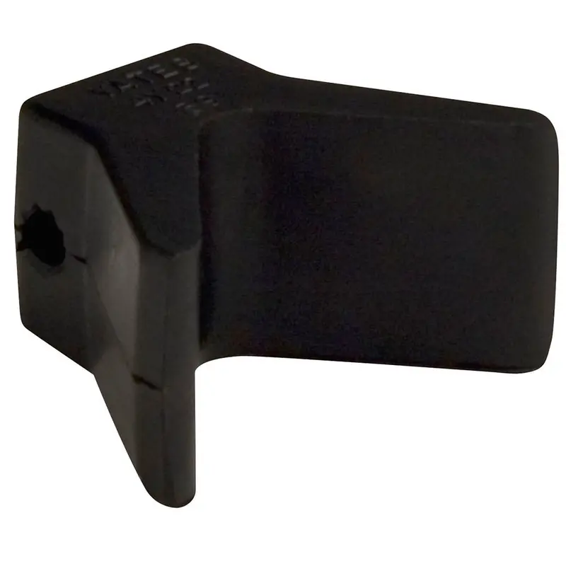 C.E. Smith 29552 Black Rubber Bow Y-Stop – 2" X 2" Dock Protection Pad 1