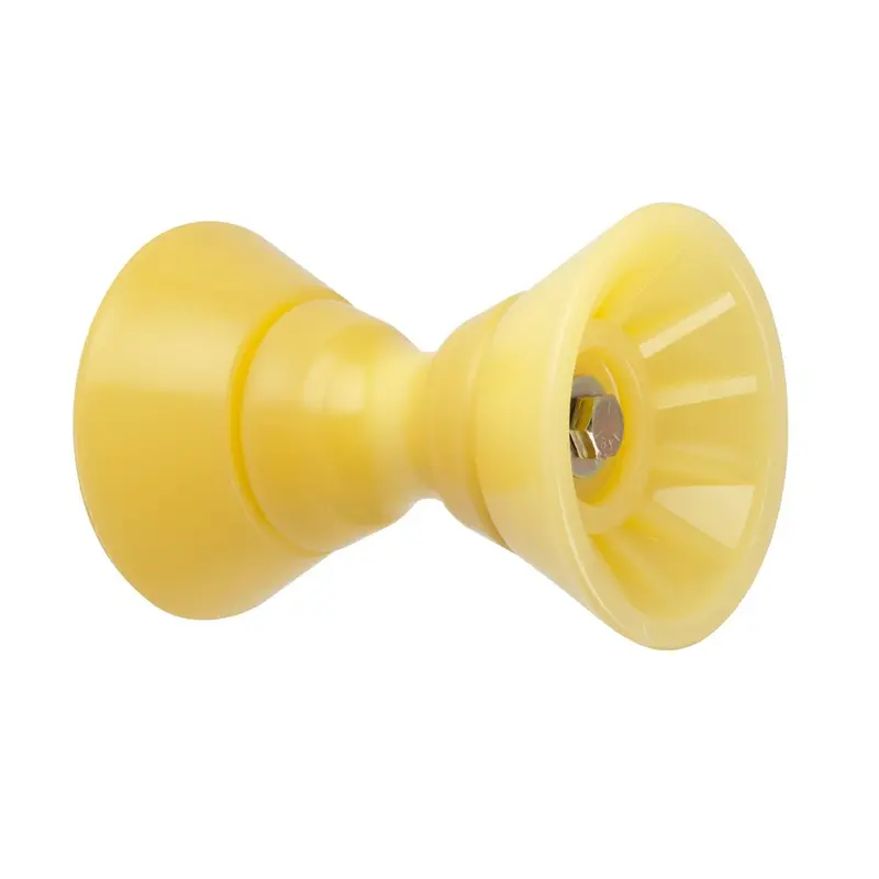 C.E. Smith 4-Inch Bow Bell Roller Assembly With Yellow Tpr Wheel [29301] 1