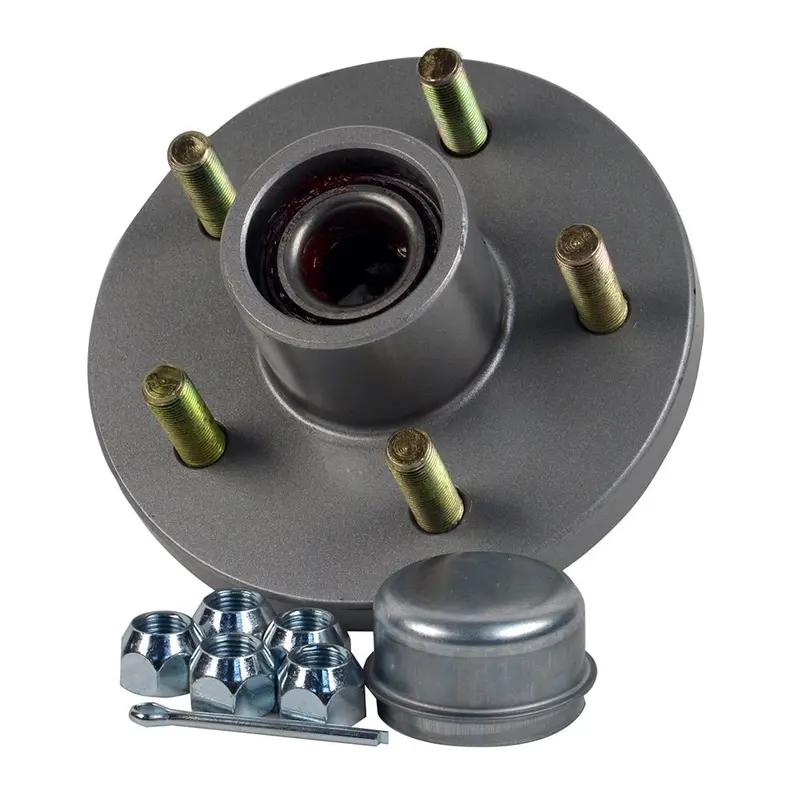 C.E. Smith Galvanized Trailer Hub Kit – 1-3/8" X 1-1/16" Tapered Bearings, 5 On 4.5" Bolt Pattern 1