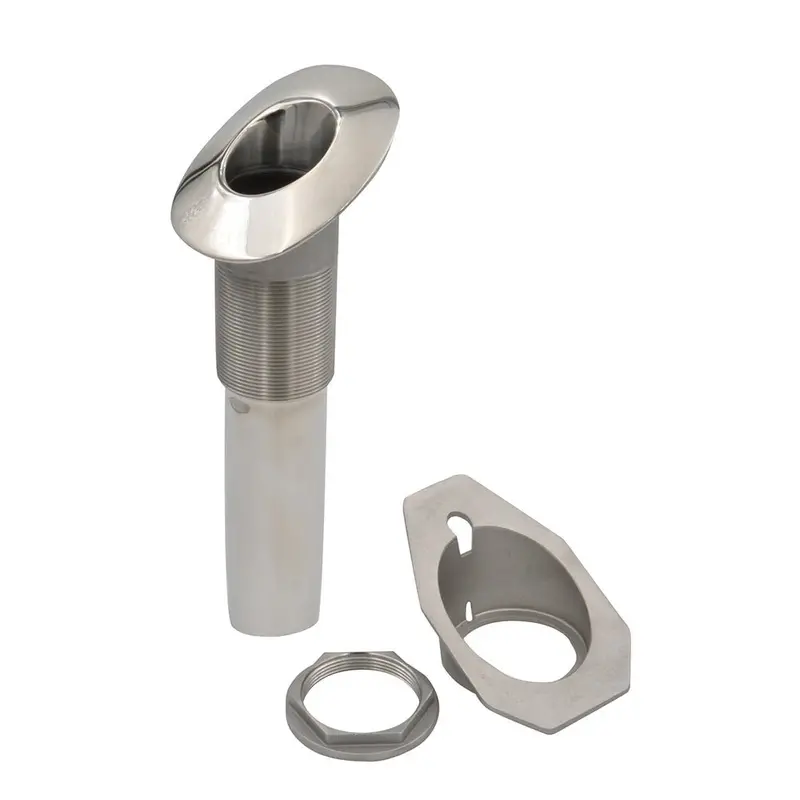 C.E. Smith Screwless 30-Degree Flush-Mount Rod Holder With Black Liner 1