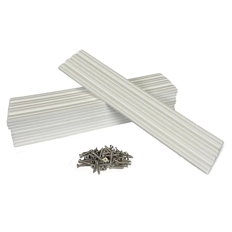 Caliber Marine Slides – 3" × 15" White, 10-Piece Pack [23011] 1