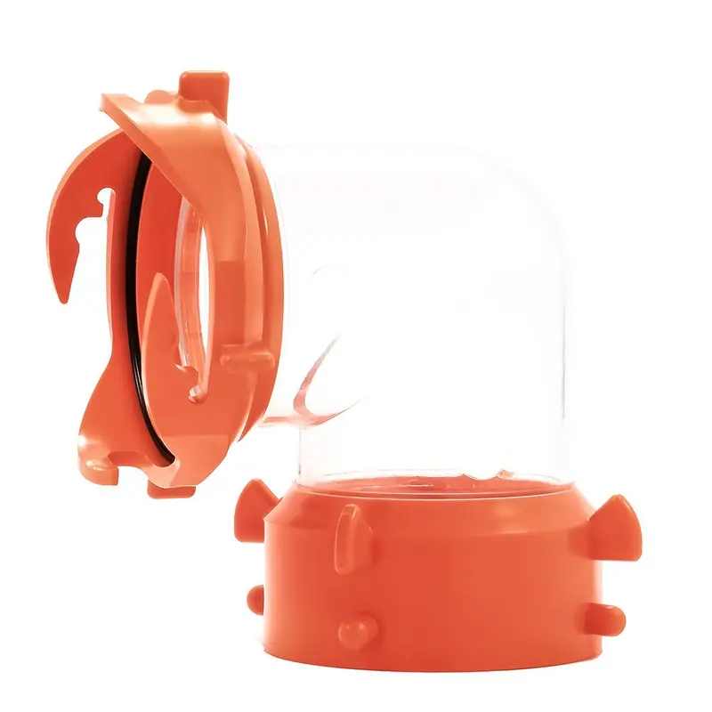Camco Rhinoflex Clear 90-Degree Swivel Fitting For Rv Sewer Hoses – Model 39857 1
