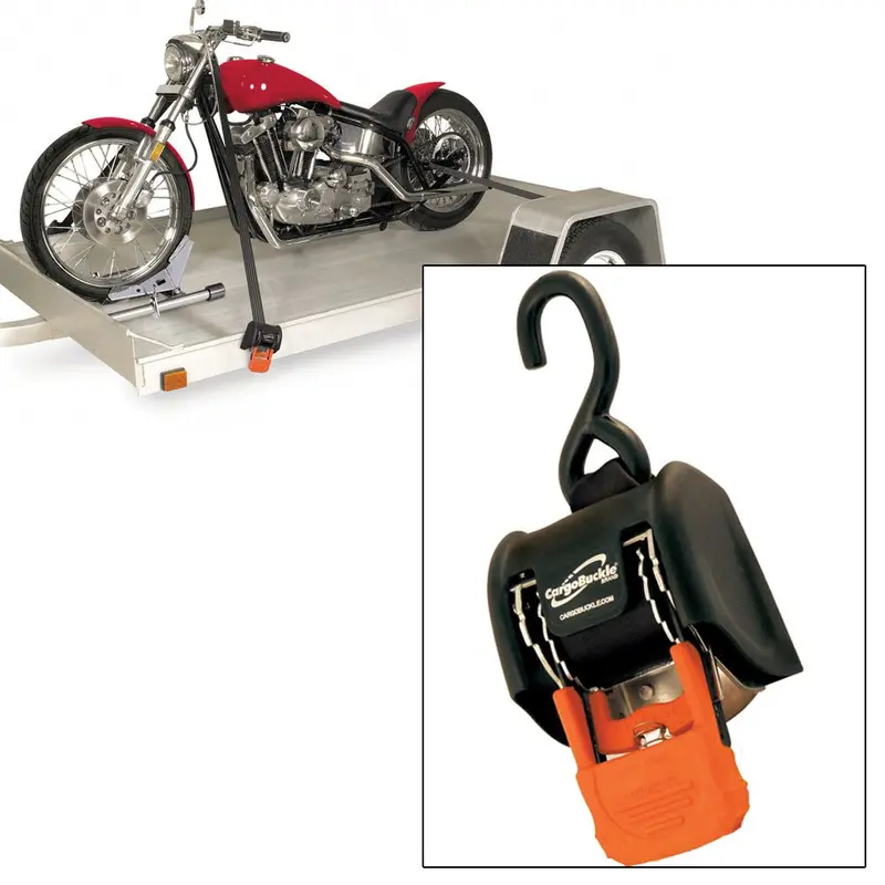 Cargobuckle G3 Retractable 2-Inch X 72-Inch Ratchet Tie-Down Strap Pair 1