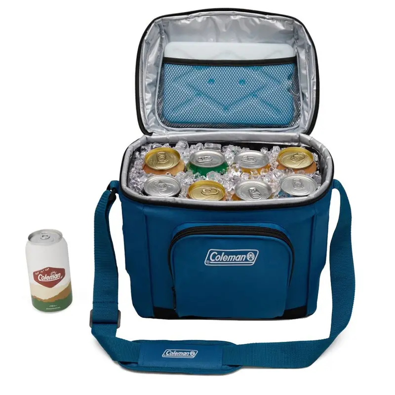 Coleman Chiller 16-Can Portable Soft-Sided Cooler – Deep Ocean Blue 2