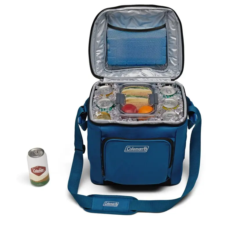 Coleman Chiller 30-Can Soft-Sided Portable Cooler – Deep Ocean Blue 2