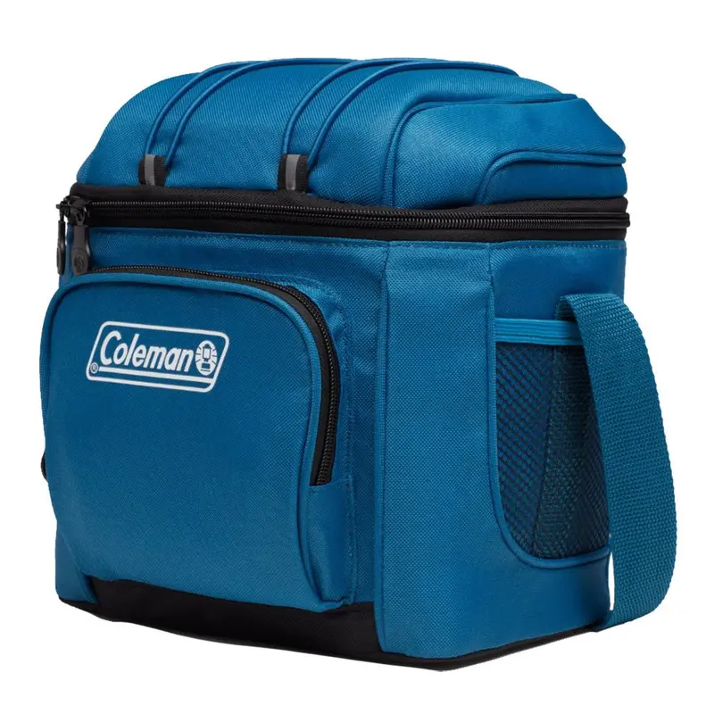 Coleman Chiller 9-Can Portable Soft-Sided Cooler – Deep Ocean Blue (2158134) 1