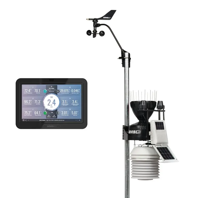 Davis Vantage Pro2 Wireless Weather Station – Fan-Aspirated Shield, Uv/Solar Sensors, Weatherlink Console [6263] 1