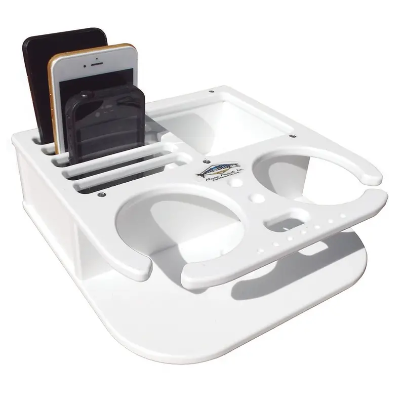 Deep Blue Marine Dual Beverage And Phone Mount With Suction Cups [Bh-2Cell] 1