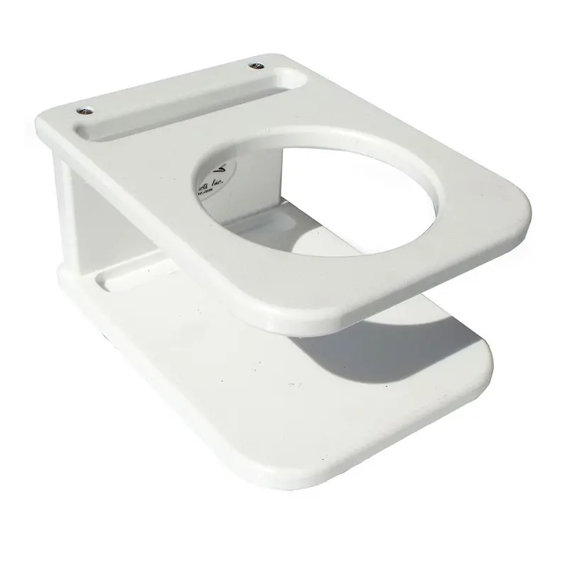 Deep Blue Marine Single-Drink Suction Cup Holder – Side-Mount Design, White 1