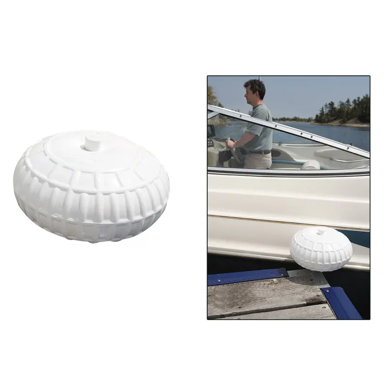 Dock Edge 9-Inch Inflatable Dock Wheel – Compact, Buoyant Protection For Pilings [De95078F] 1