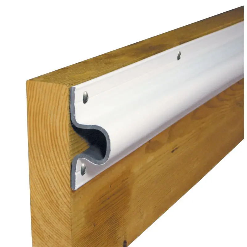 Dock Edge "C" Guard Pvc Dock Profile – Set Of Four 6' White Protective Edging Sections [De1133F] 1
