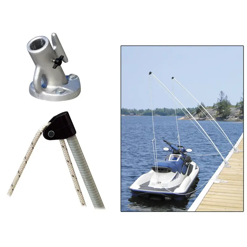 Dock Edge Economy Mooring Whip – 8 Ft, 2000 Lb Load Rating, Adjustable Up To 18 Ft [De3100F] 1