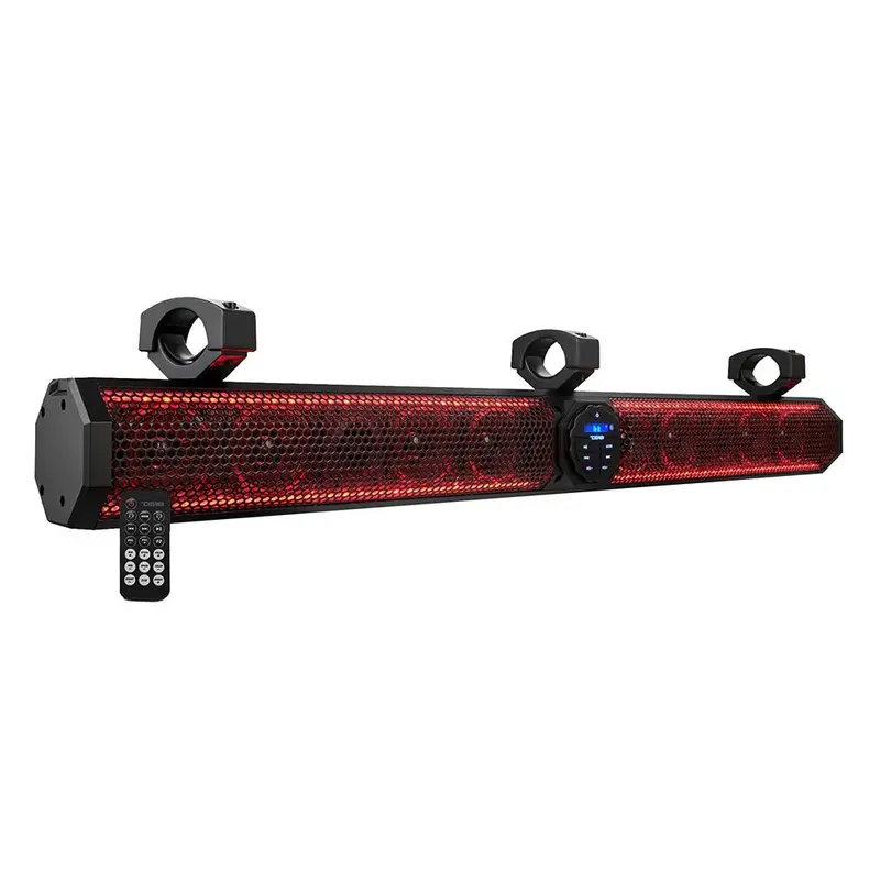 Ds18 37-Inch Marine Sound Bar With Bluetooth, 1200W Amplification, 10-Speaker Array & Rgb Lighting 1