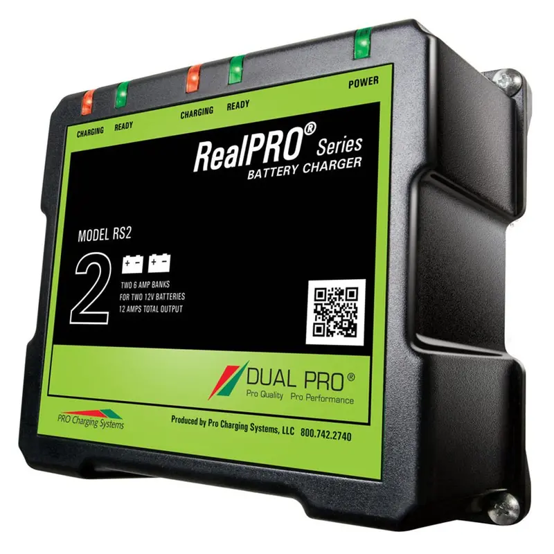 Dual Pro Realpro 12A Dual/Multi-Bank Marine Battery Charger – 2–6 Banks, 12V/24V Rs2 1