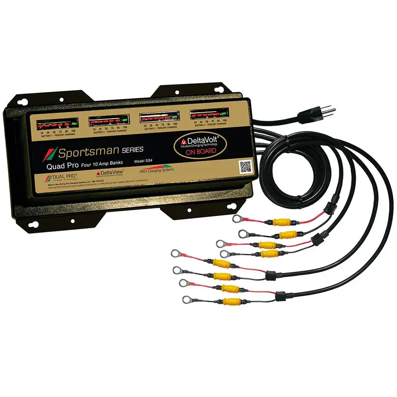 Dual Pro Sportsman 40A High-Capacity Marine Battery Charger – 4–10 Banks, 12V–48V Ss4 1