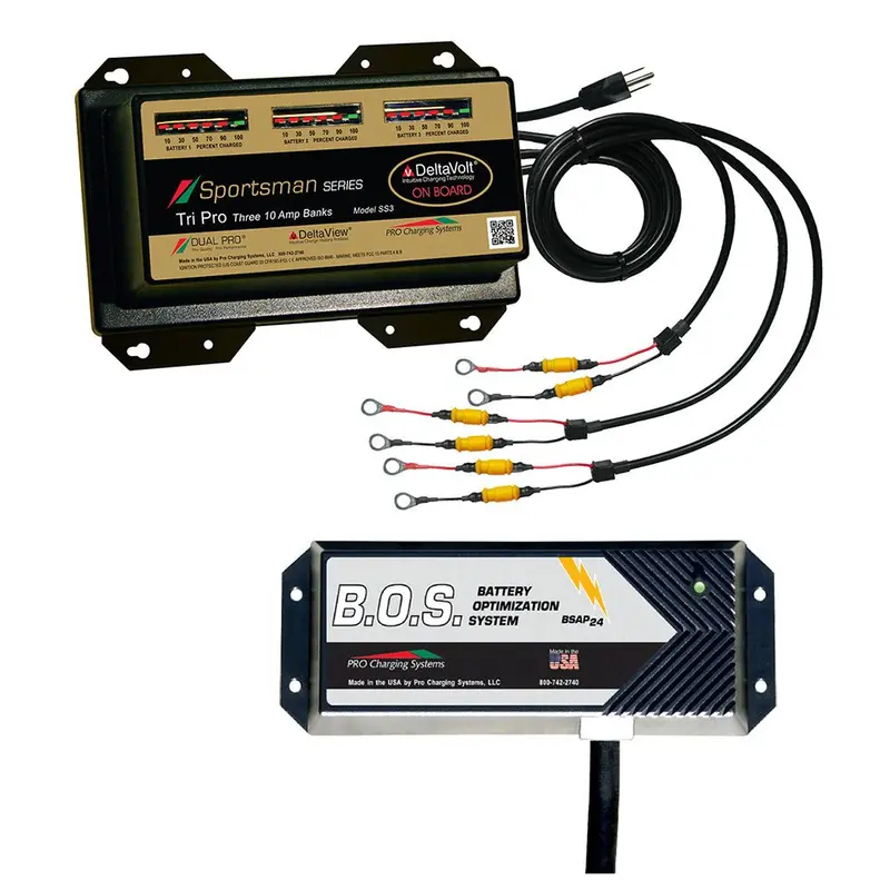 Dual Pro Ss3 3-Bank 12V Battery Charger With Dual-Bank Onboard Switching [Ss3/Bos12V2] 1