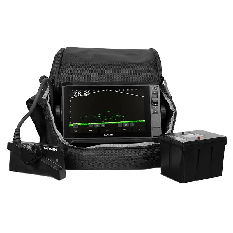Echomap Uhd2 93Sv Ice Fishing Bundle With Livescope Plus And Lithium Battery [010-02688-35] 1