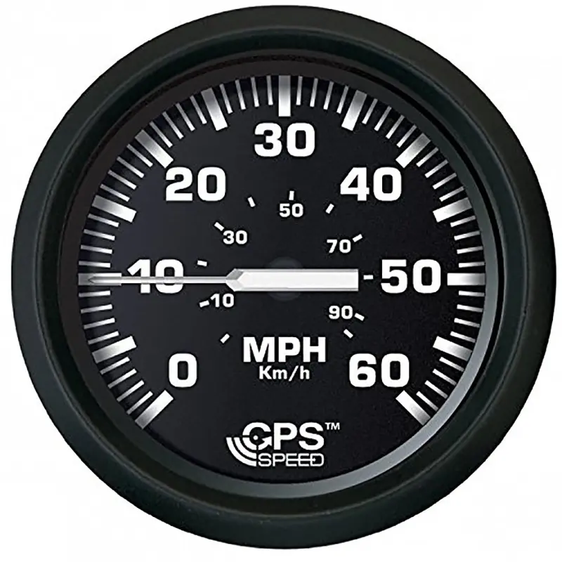 Faria Euro Black 4-Inch Gps Speedometer – 60 Mph Range With Digital Readout (Model #32816) 1