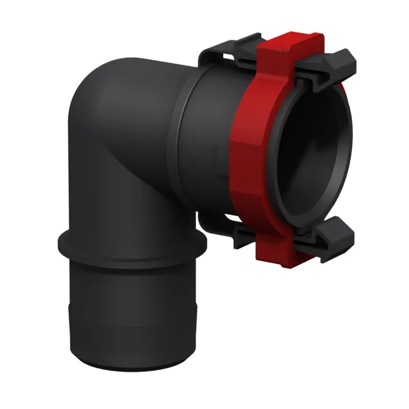 Fatsac Flow-Rite 1-1/8" Elbow Quick-Connect Socket – Compatible With Auto Ballast Setups [W746] 1
