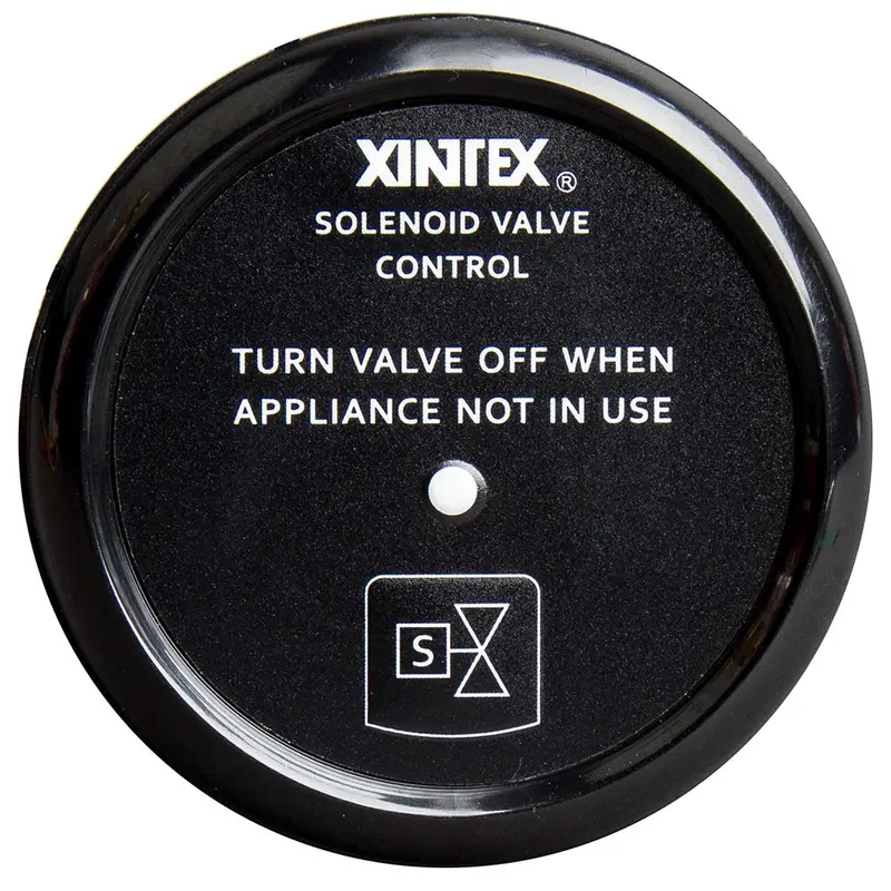 Fireboy-Xintex C-1B-R Propane Solenoid Valve With Black Bezel Display 1